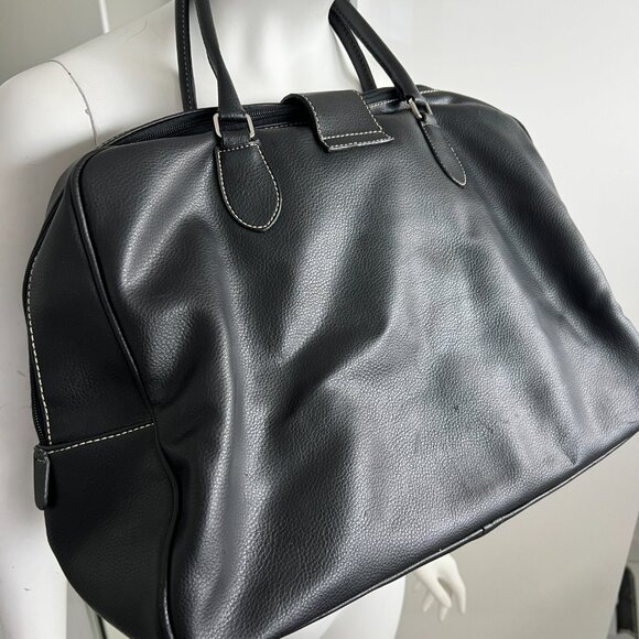 Prada Black Zippered Overnight Bag - Picture 9 of 12